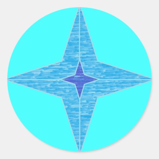 Stickers Blue Star (Devant)