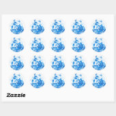 Stickers Blue & White Chine Blue Willow (Feuille)