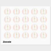 Stickers Blush et Gold (Feuille)