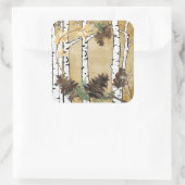 Stickers Boisier et cône de pin (Sac)