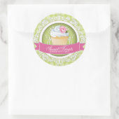 Stickers Boîte à Cupcake élégant et élégant (Sac)