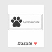 Stickers Boîte aux lettres pour animaux LSF1V2 (Feuille)