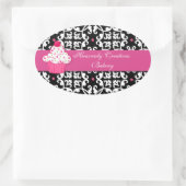 Stickers Boîte de boulangerie Damask et Cupcake (Sac)