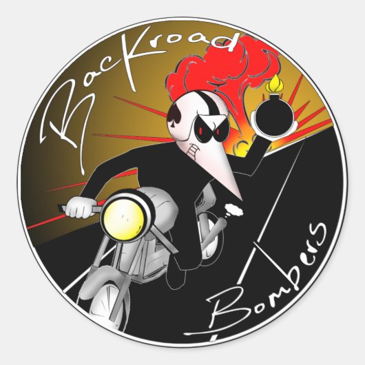 Stickers Bombers Backroad (Devant)