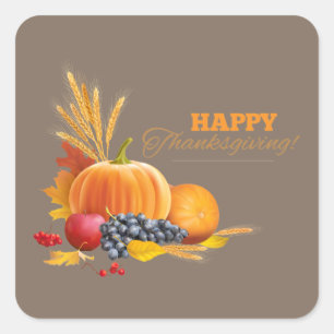 Stickers bon thanksgiving