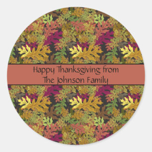 Stickers bon thanksgiving Automne
