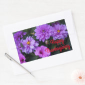 Stickers bon thanksgiving Dahlia Lilac & Petunia (Enveloppe)