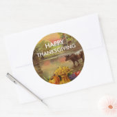 Stickers Bon thanksgiving de récolte abondante (Enveloppe)
