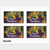 Stickers bon thanksgiving Nasturtium (Feuille)