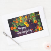 Stickers bon thanksgiving Nasturtium (Enveloppe)
