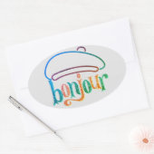 Stickers "bonjour" (Enveloppe)