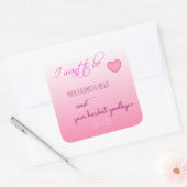 Stickers "Bonjour préféré" Valentines Day (Enveloppe)