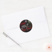 Stickers Bonne année - 2012 avec Fireworks (Enveloppe)
