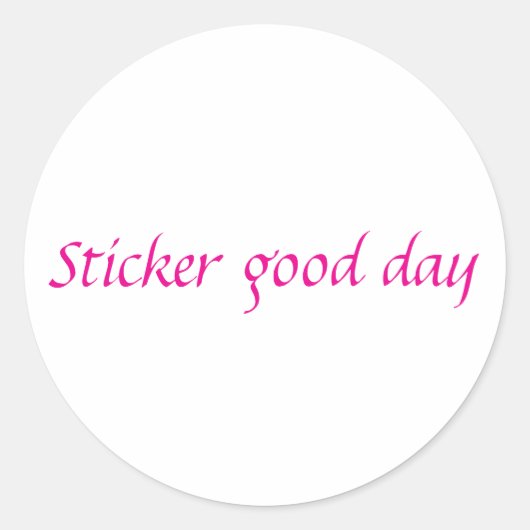 Stickers bonne journée (Devant)