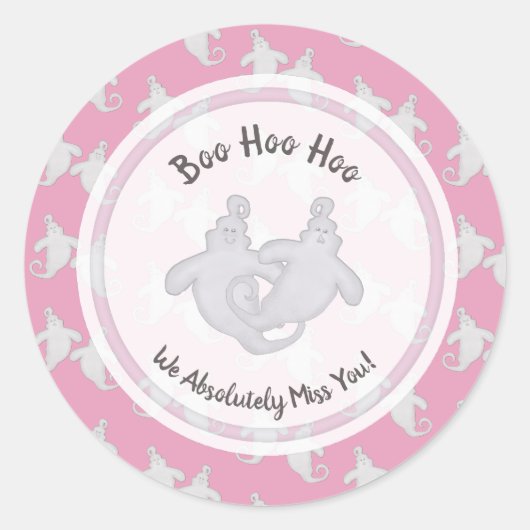 Stickers Boo Hoo Ghost (Devant)