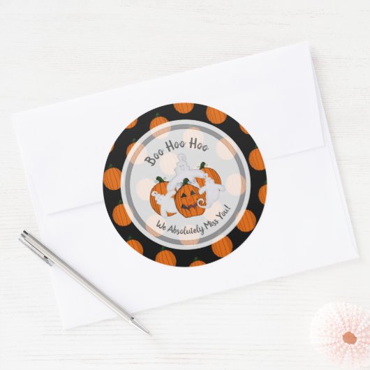 Stickers Boo Hoo Ghost (Enveloppe)