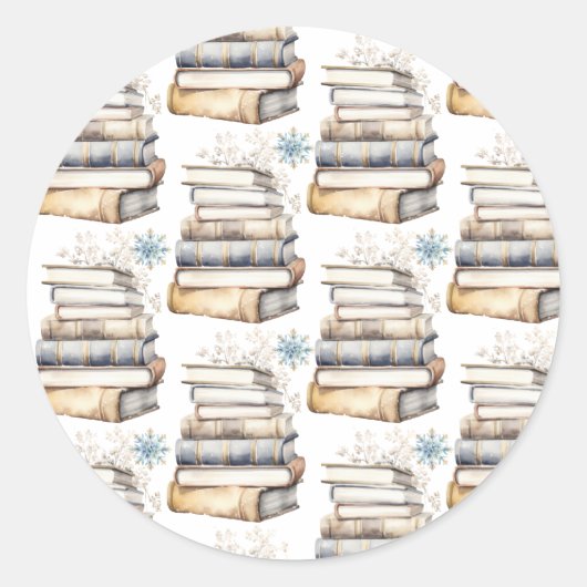 Stickers Books and Snowflakes Stickers (Devant)