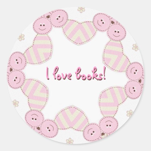 Stickers BookWorm (Devant)