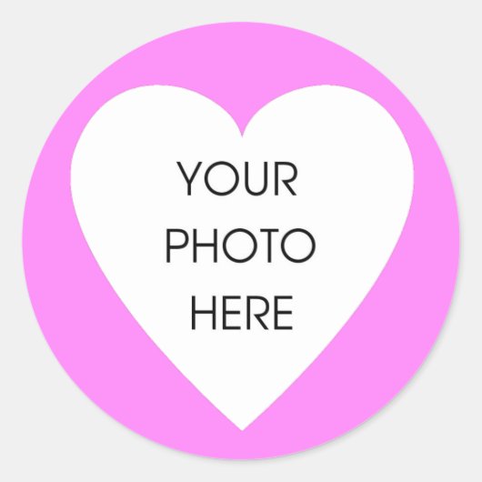 Stickers Bordure Coeur Rose (Devant)