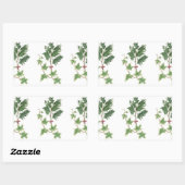 Stickers botaniques Holly & Ivy Sprigs de Noël (Feuille)