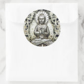 Stickers Bouddha Argent (Sac)