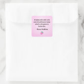 Stickers Bouddhisme lapin "Goût de fraise" (Sac)