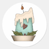 Stickers Bougie de Noël (Devant)