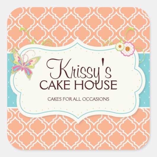 Stickers Boulangerie élégant et amusant (Devant)