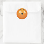 Stickers Boule de Bowling Orange (Sac)