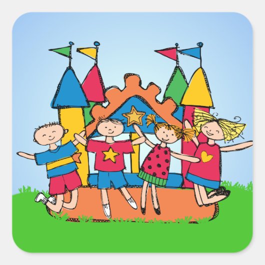 Stickers Bounce House (Devant)