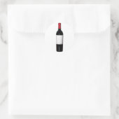 Stickers Bouteille à vin (Étiquette vierge) (Sac)