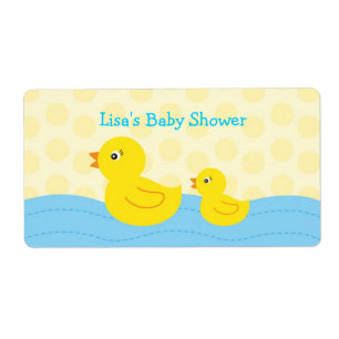 Stickers Bouteille d'eau en caoutchouc Ducky Duck