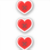 Stickers Boutons cardiaques (Devant)