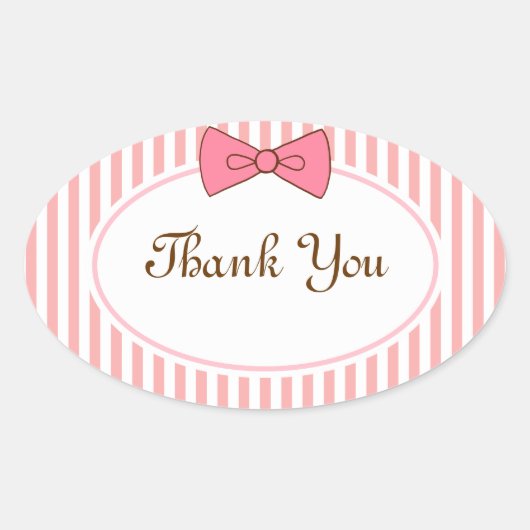 Stickers Bow Merci (Devant)