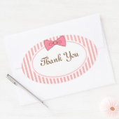 Stickers Bow Merci (Enveloppe)