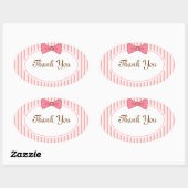 Stickers Bow Merci (Feuille)