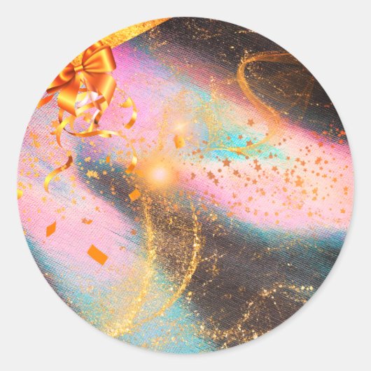 Stickers Bow Vibrant (Devant)