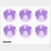 Stickers Bow violet (Feuille)