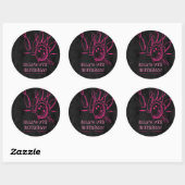 Stickers Bowling Chalkboard Anniversaire (Feuille)