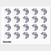Stickers Branche bleue (Feuille)
