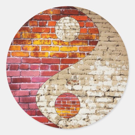 Stickers Brick Yin Yang (Devant)