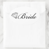 Stickers Bride Diamant Sur Blanc (Sac)