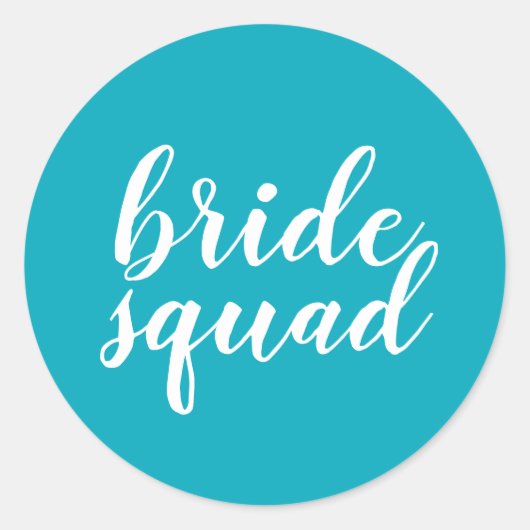 Stickers Bride Squad (feuille de 20) (Devant)