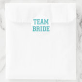 Stickers Bride Team Bleu et Blanc (Sac)