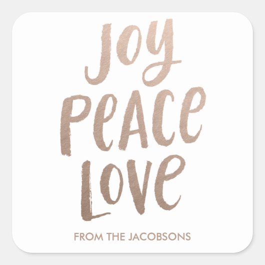 Stickers Brosse tendance - Rose Gold (Devant)