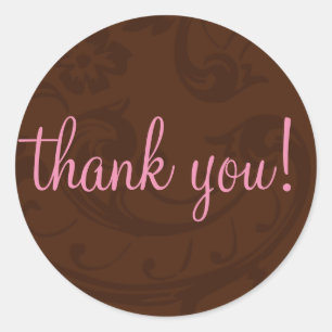 Stickers Brown et roses