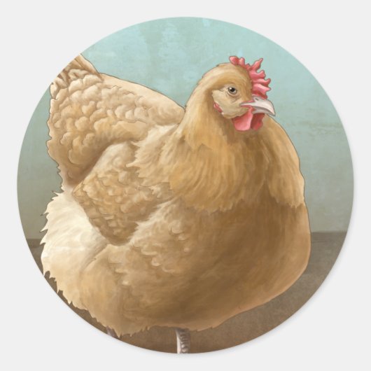Stickers Buff Orpington Hen (Devant)
