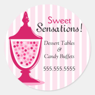 Stickers Buffet de bonbons et Tables de dessert