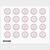 Stickers Buffet de bonbons noir blanc rouge Polka (Feuille)