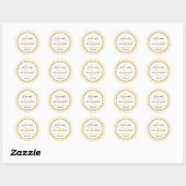 Stickers Buffet Jaune Noir Polka Dot (Feuille)